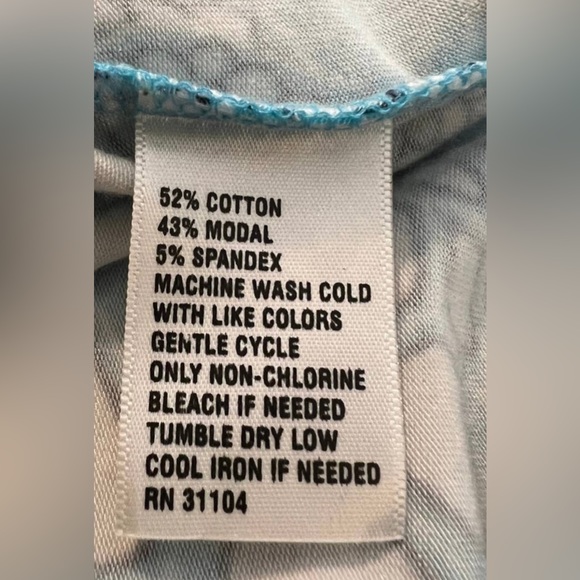 Crown & Ivy Dress in Turquoise with Turtle Print in Black and White Size Small - Picture 5 of 6